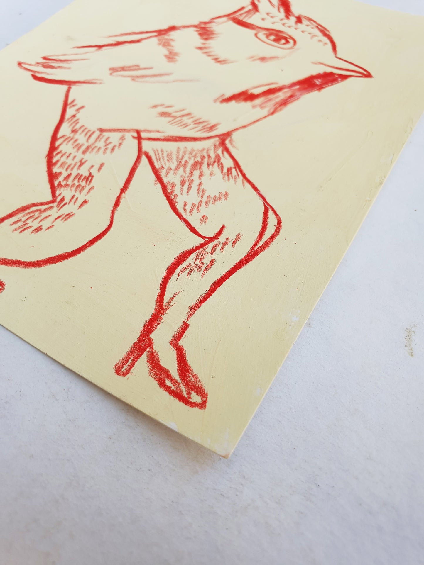 dessin original 10 x 15 oiseau 2