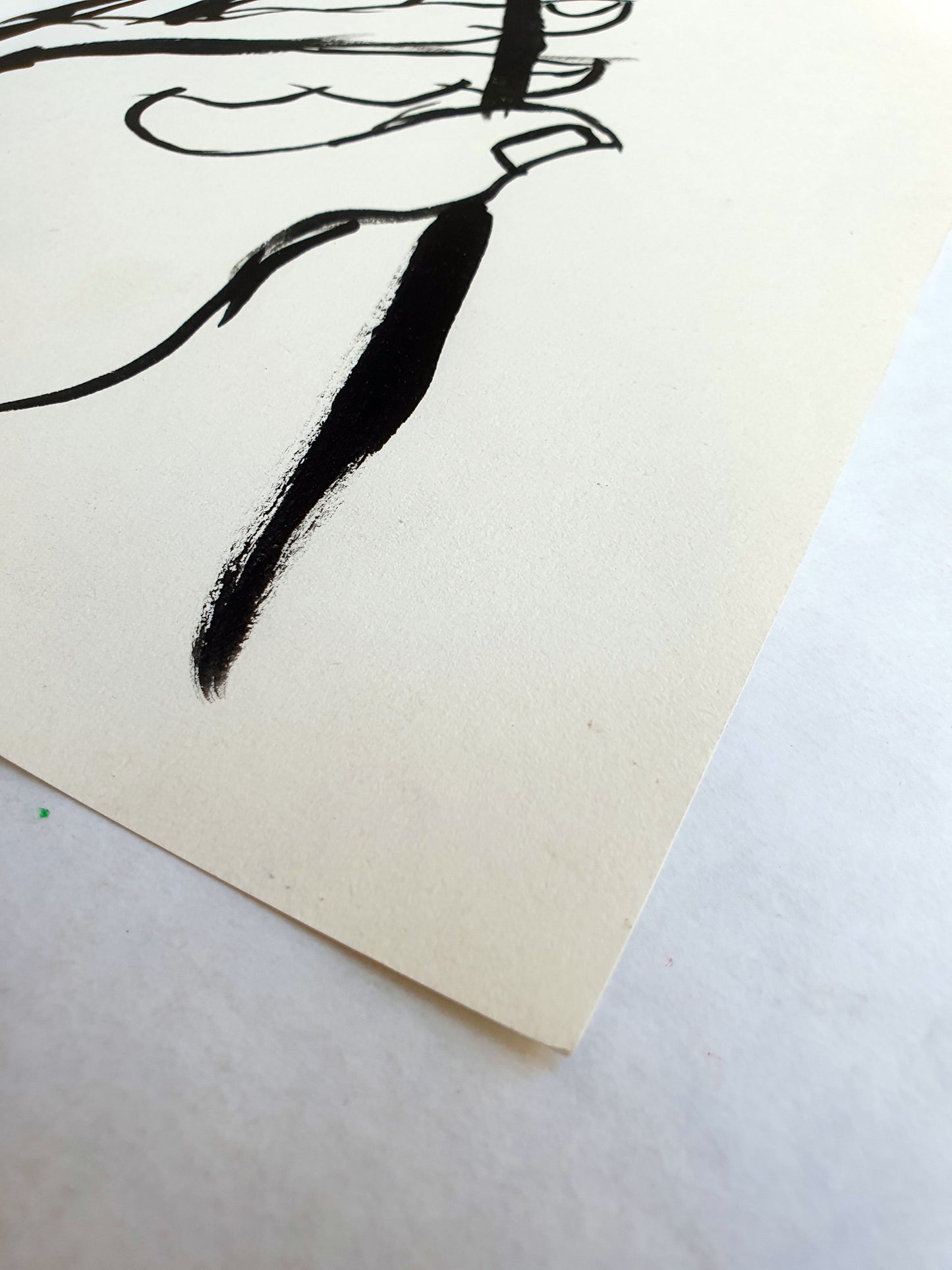 dessin original A4 main fleur