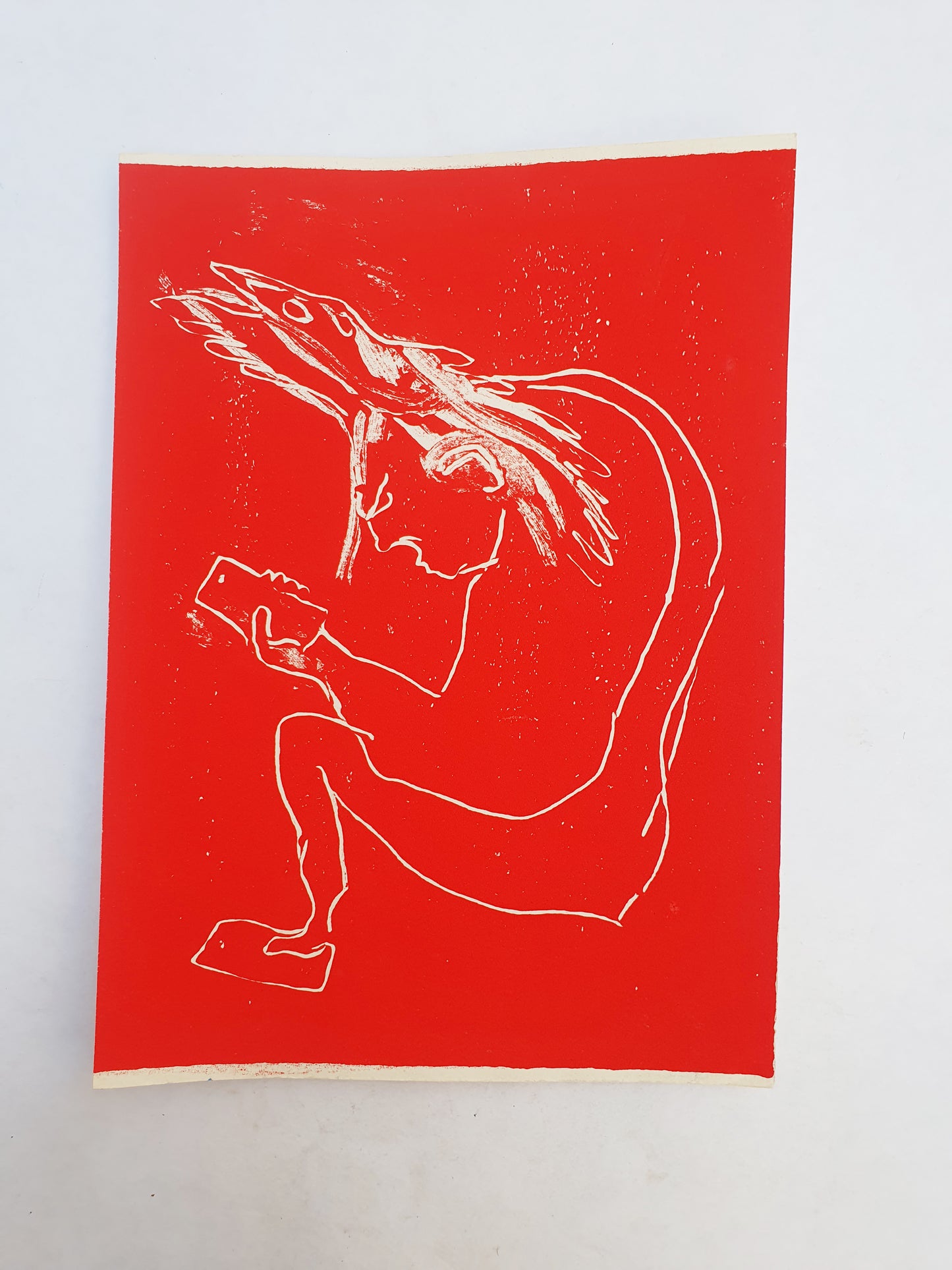monotype original A4 Fuite de l'attention