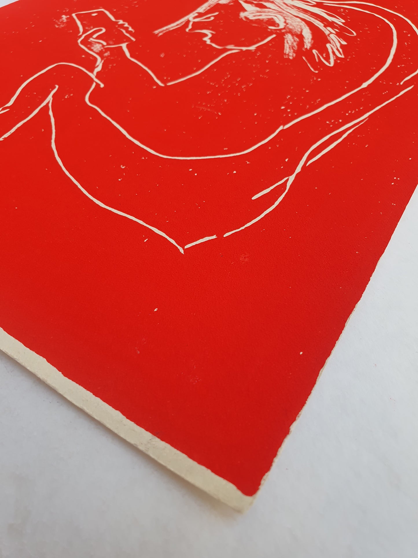 monotype original A4 Fuite de l'attention