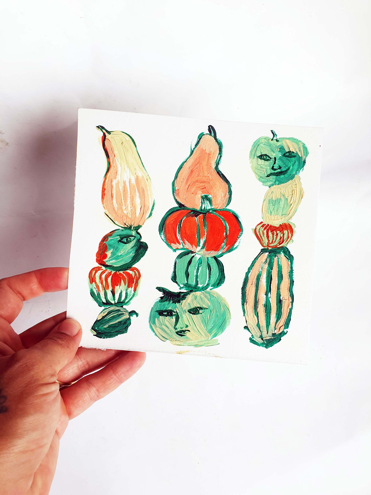 dessin original 15 x 15 piles de courge