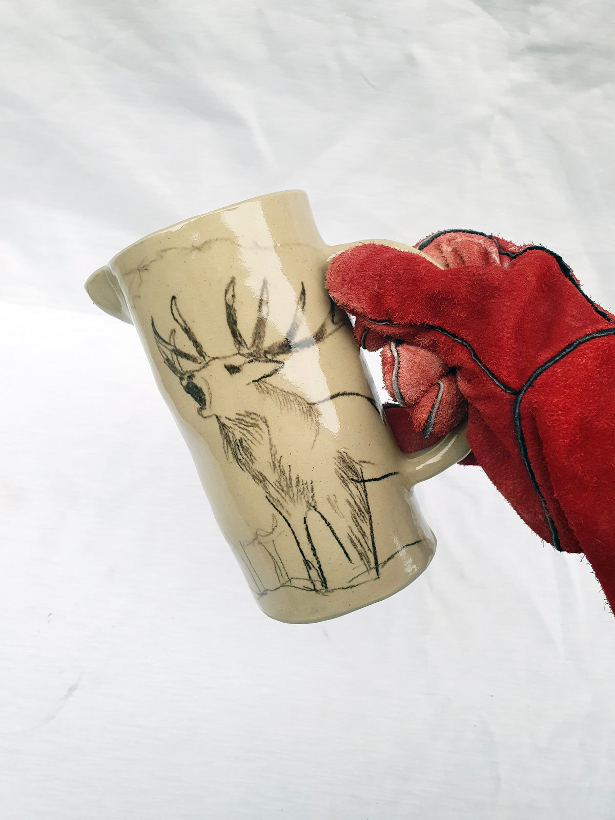 carafe Cerf pièce unique