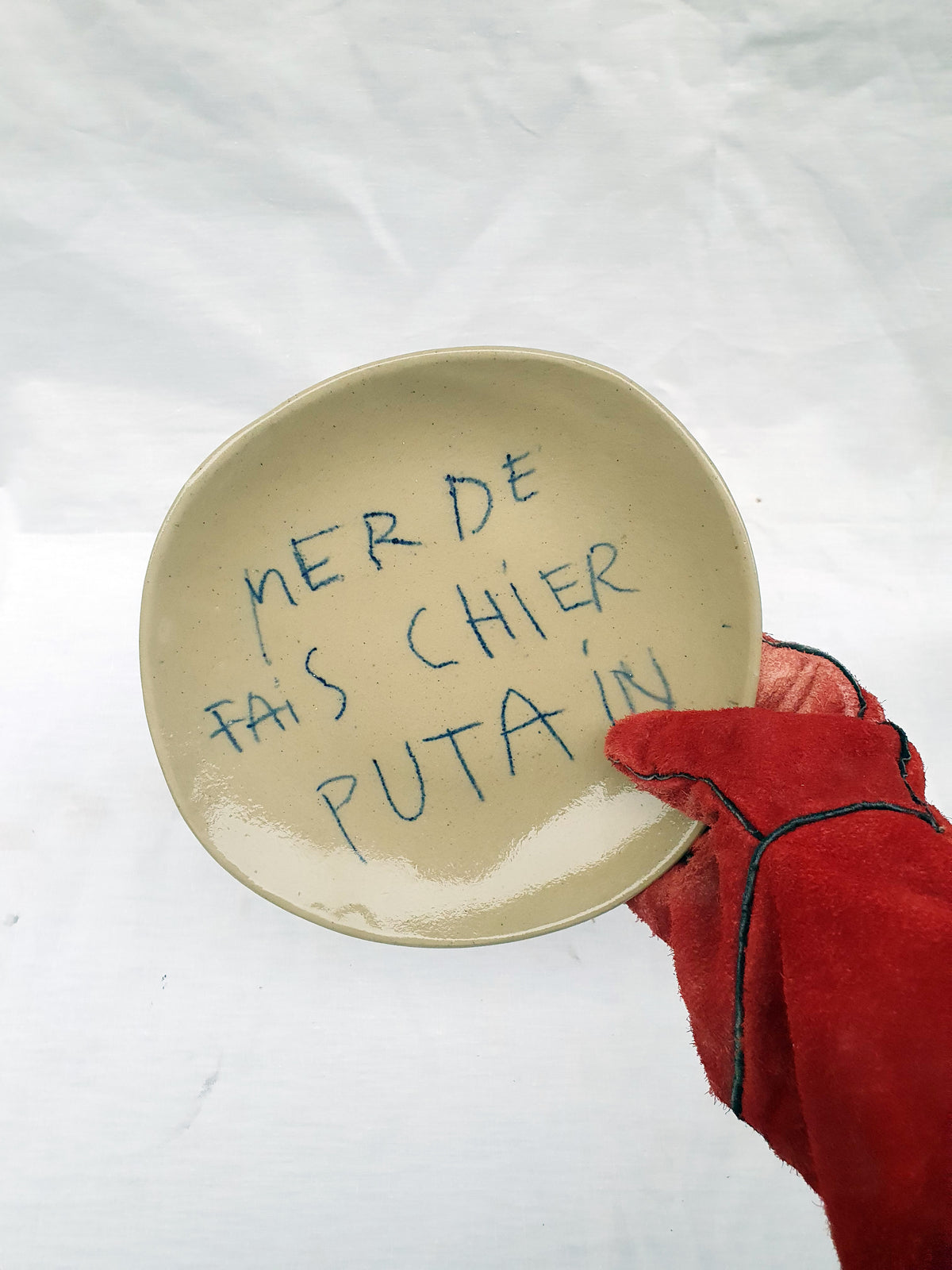 Assiette ø 22 cm gros mots