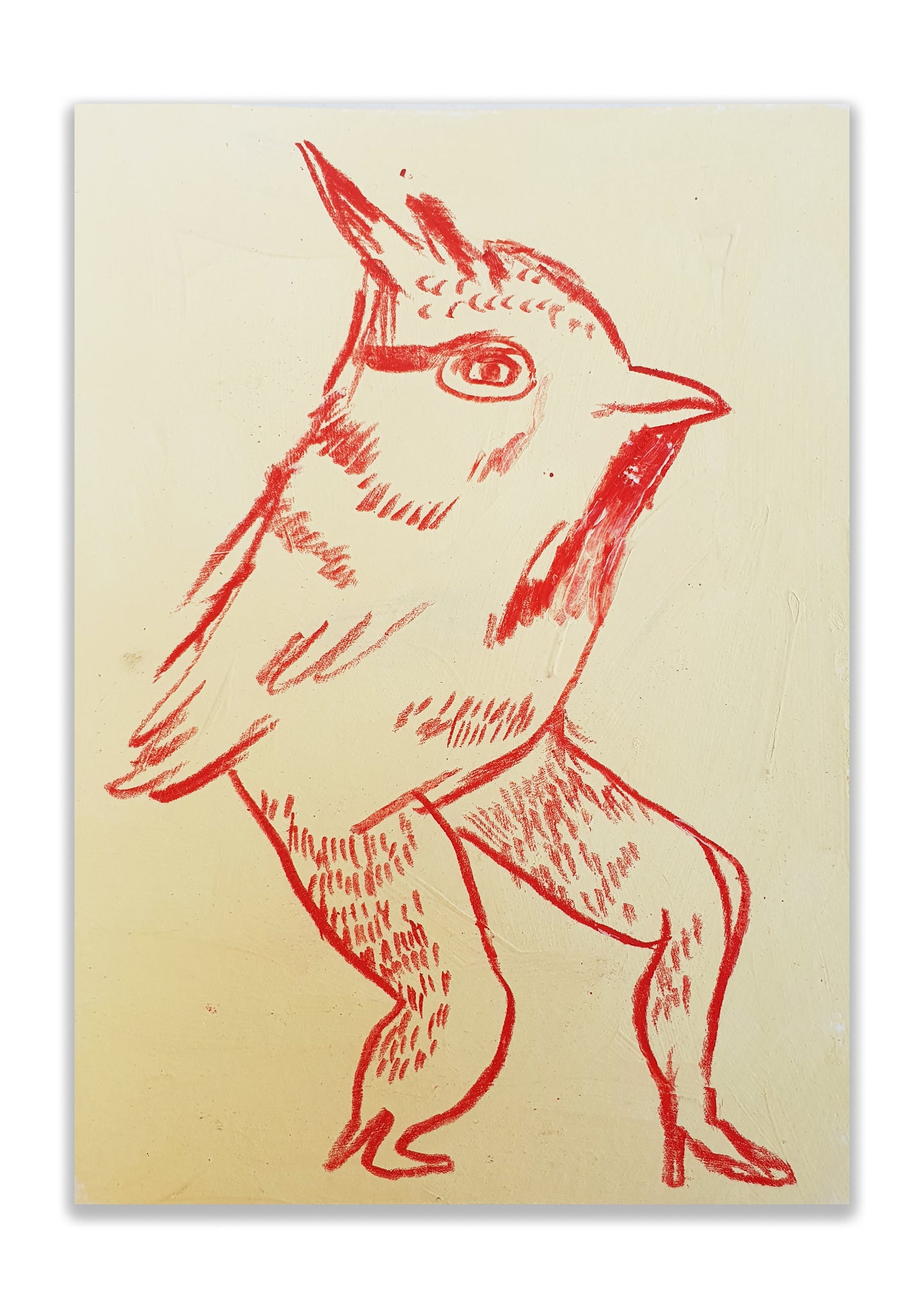 dessin original 10 x 15 oiseau 2