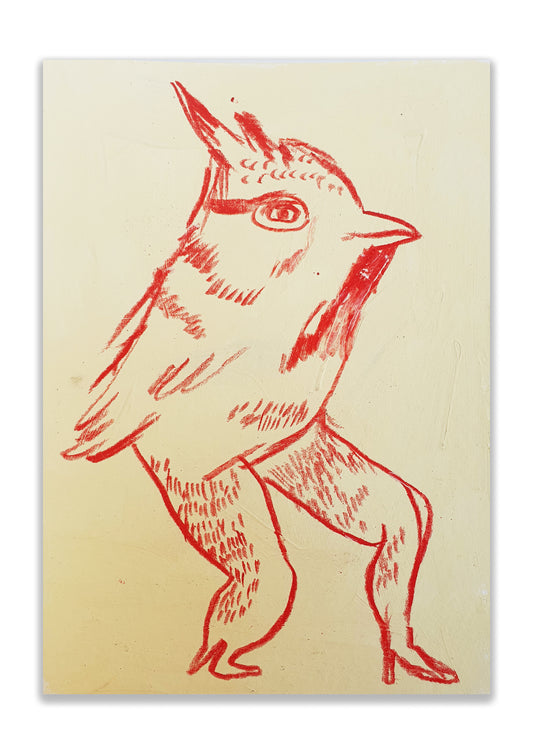 dessin original 10 x 15 oiseau 2
