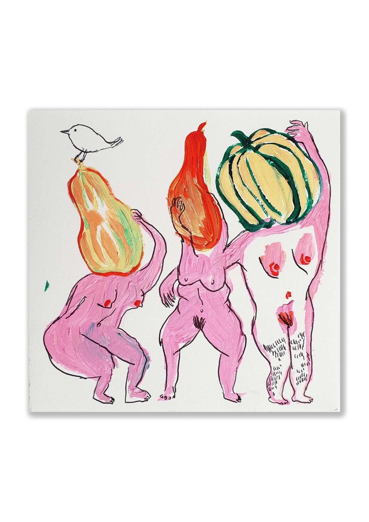 dessin original 15 x 15 belles courges