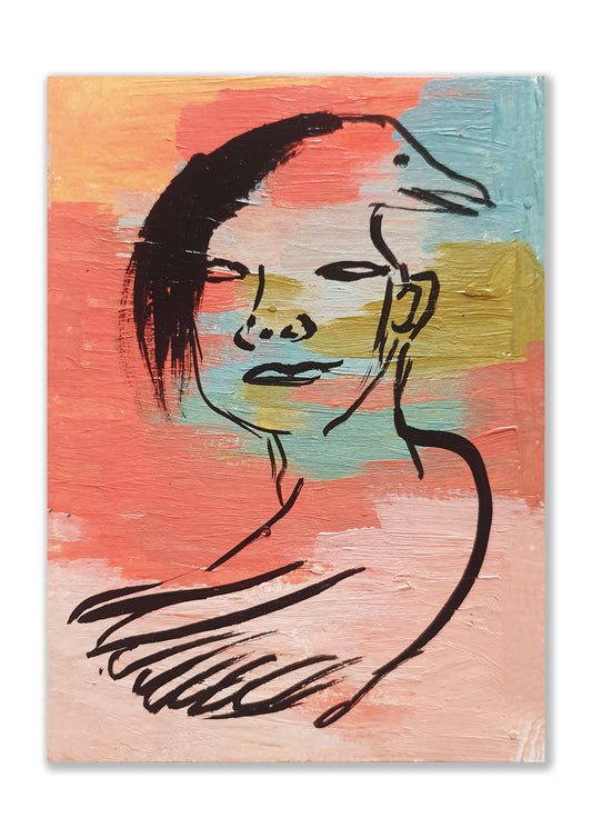 TETE OISEAU SYMPA 10 X 15 PRINT