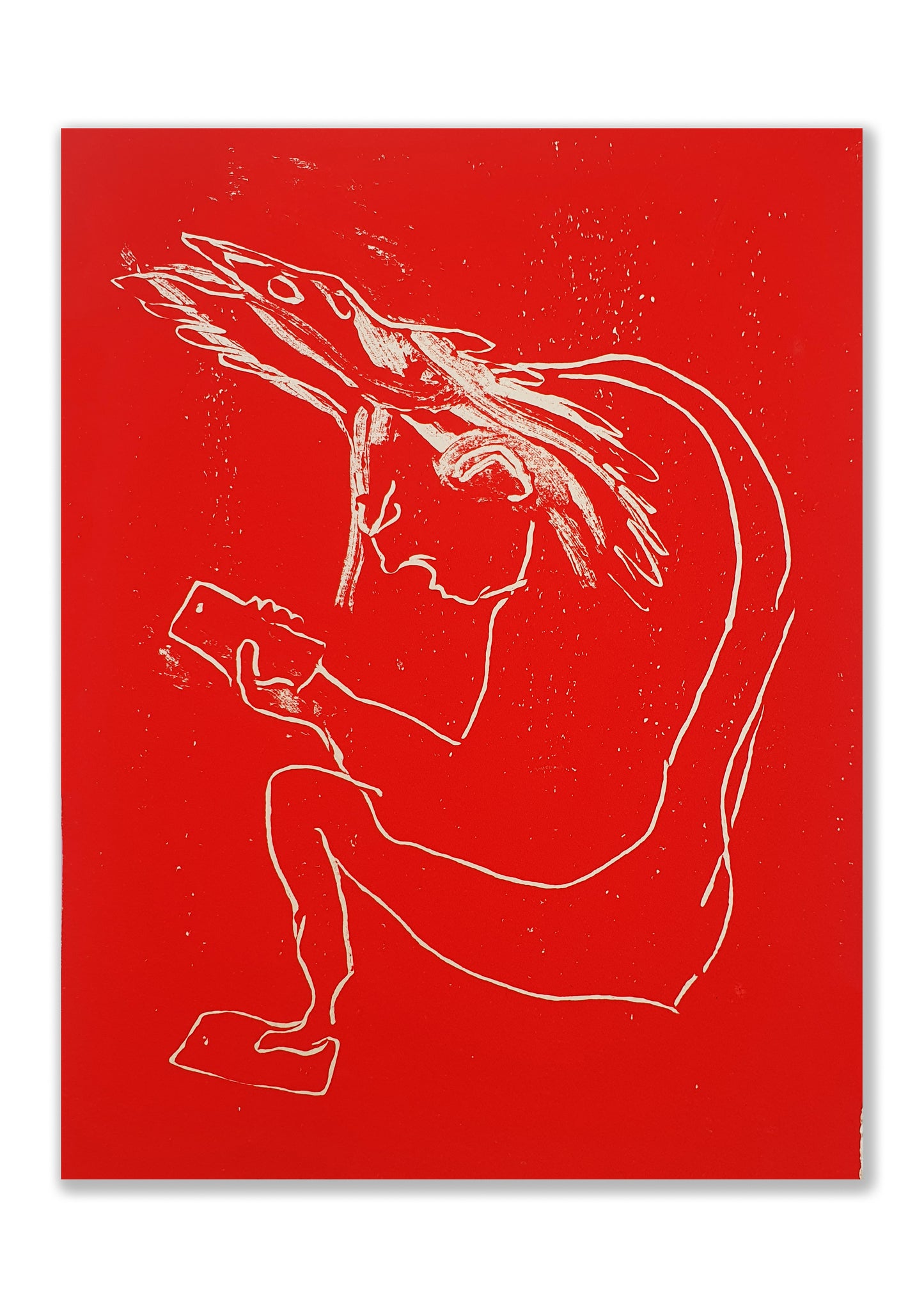 monotype original A4 Fuite de l'attention