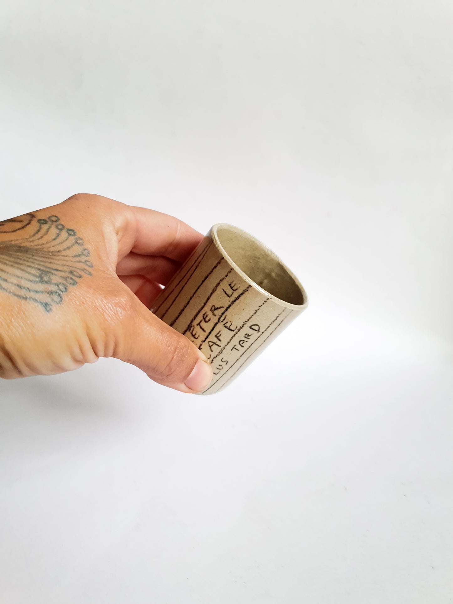 Tasse espresso "Arrêter le café plus tard"