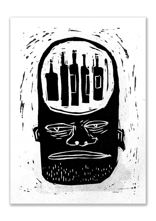 PENSÉES BOUTEILLE / 20 X 30 CM PRINT